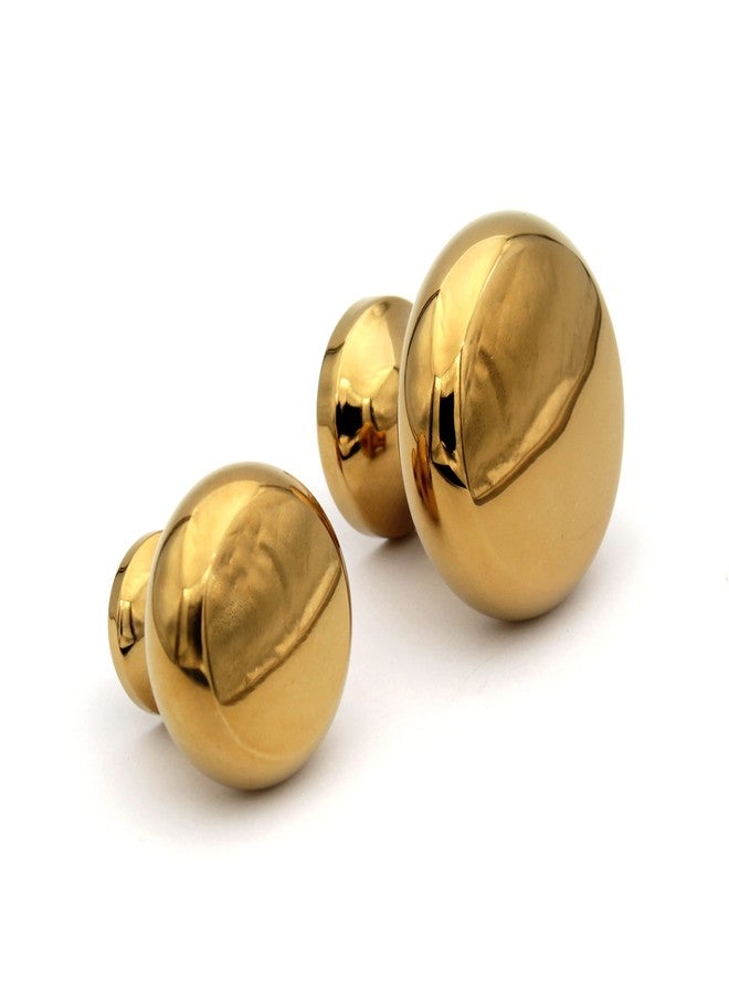 ABVIN Luxury Round Golden Unique Cabinet Pulls Knobs Handles - 1 Piece (Small) - Image 2